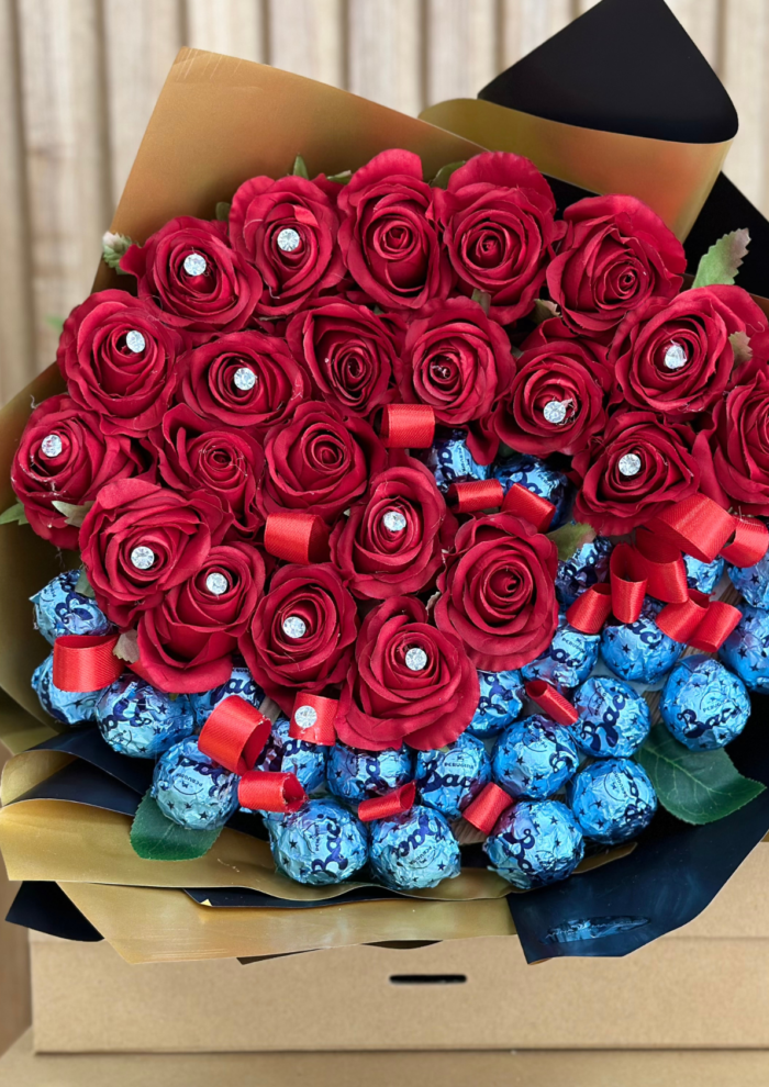 Bouquet di Rose e Baci Perugina