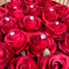 Box di Rose Rosse con Strass